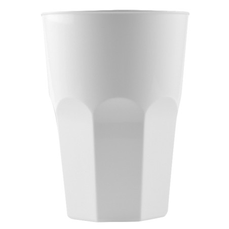 Gobelet Réutilisable Incassable PP Cocktail Blanc Ø8,4cm 420ml (420 Utés)