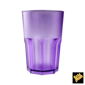 Verre Réutilisable SAN Frost Violet Transp. 400ml (5 Utés)