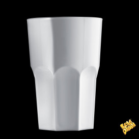 Verre Réutilisable SAN Granity Blanc 400ml (5 Utés)