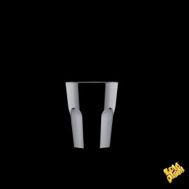 Verre Réutilisable SAN à Shot Noir 40ml (6 Utés)