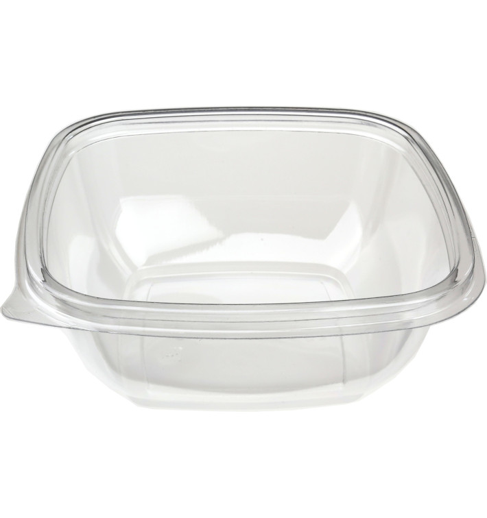 Bol en Plastique Carré PET 250ml 125x125x40mm (50 Utés) Bol en Plastique Carré PET 250ml 125x125x40mm (50 Utés)