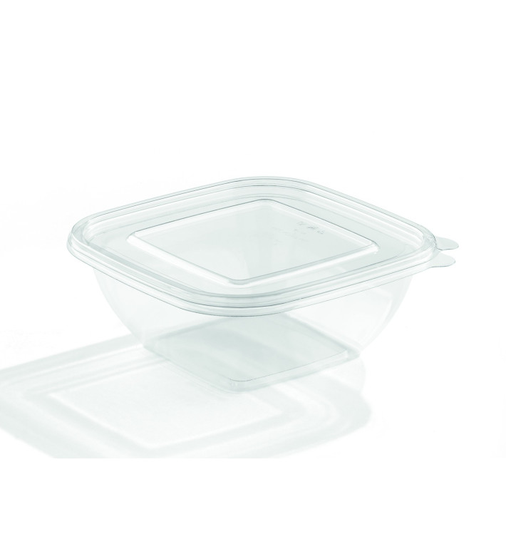 Bol en Plastique PET 1000ml 190x190x50mm (300 Utés) Bol en Plastique PET 1000ml 190x190x50mm (300 Utés)