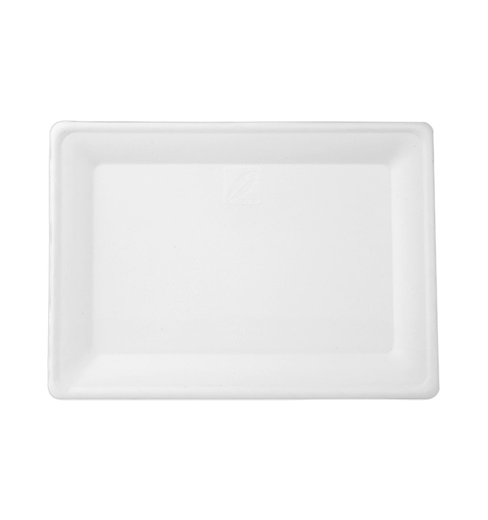 Plateau Bio en Canne à Sucre Blanc 200x280mm (320 Utés) Plateau Bio en Canne à Sucre Blanc 200x280mm (320 Utés)