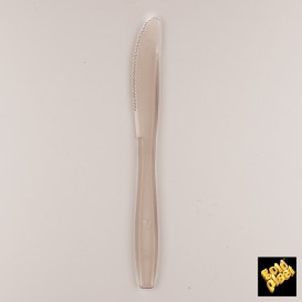 Couteau Plastique PS Premium Beige 190mm (50 Utés)