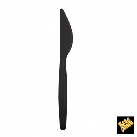 couteau Plastique Easy noir 185mm (240 Unités)