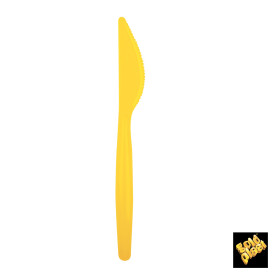 couteau Plastique Easy jaune 185mm (240 Unités)