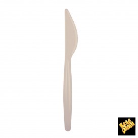 couteau Plastique Easy beige 185mm (20 Unités)
