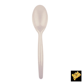Cuillère Plastique Easy Blanc 185mm (20 Unités)