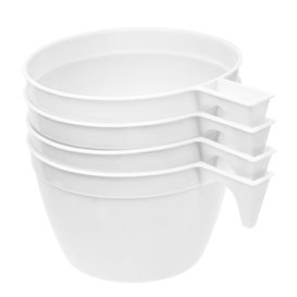 Tasse Plastique Cup Blanc 190ml (25 Unités)