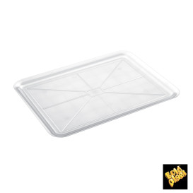 Plat Tray Rectangulaire Transparent 37x50cm (24 Utés)