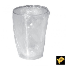 Verre Plastique Moon Gainée Transparent PS 200ml (50 Unités)