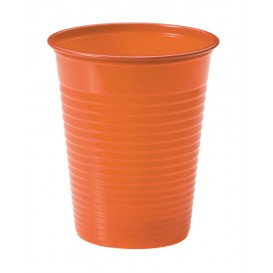 Gobelet Plastique Orange PS 200ml (50 Unités)