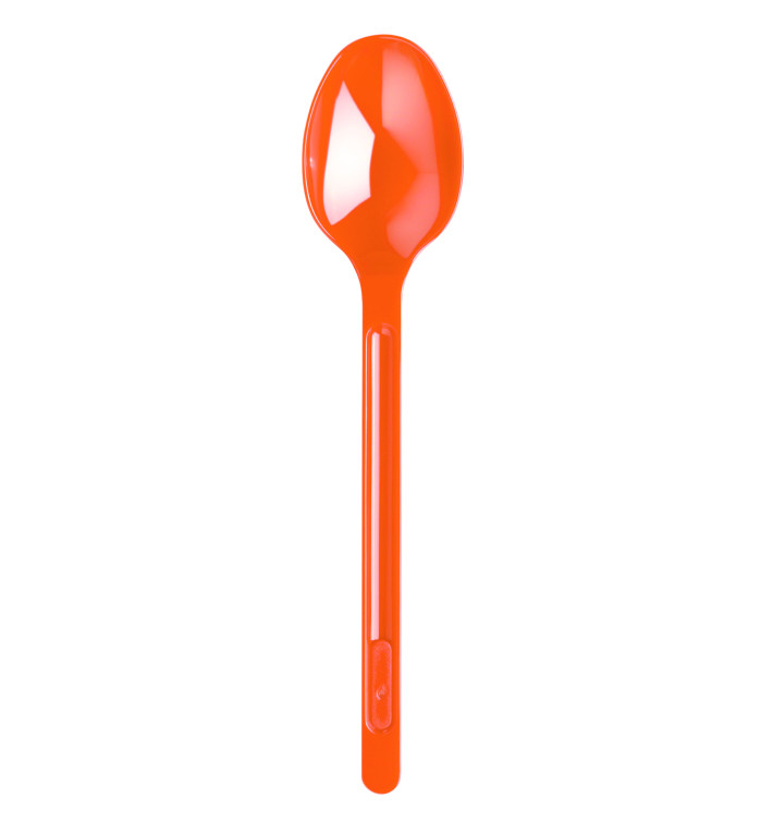 Cuillère Plastique Orangé PS 175mm (600 Unités) Cuillère Plastique Orangé PS 175mm (600 Unités)