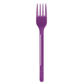 Fourchette Plastique Fuchsia PS 175mm (20 Unités)