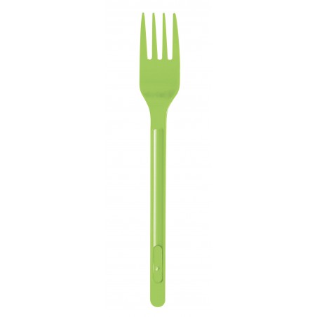 Fourchette Plastique PS Vert citron175mm (20 Unités)