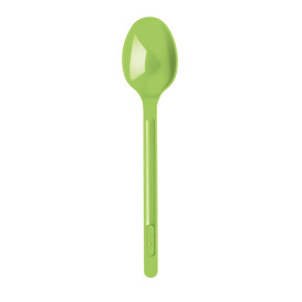 Cuillère Plastique PS Premium Vert Citron 190mm (1000 Utés)