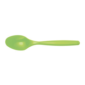 Cuillère Plastique Vert PS 120mm (40 Unités)