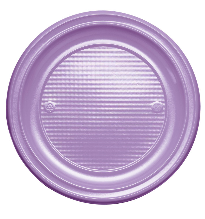 Assiette Plastique Plate Violette PS 220mm (780 Unités) Assiette Plastique Plate Violette PS 220mm (780 Unités)