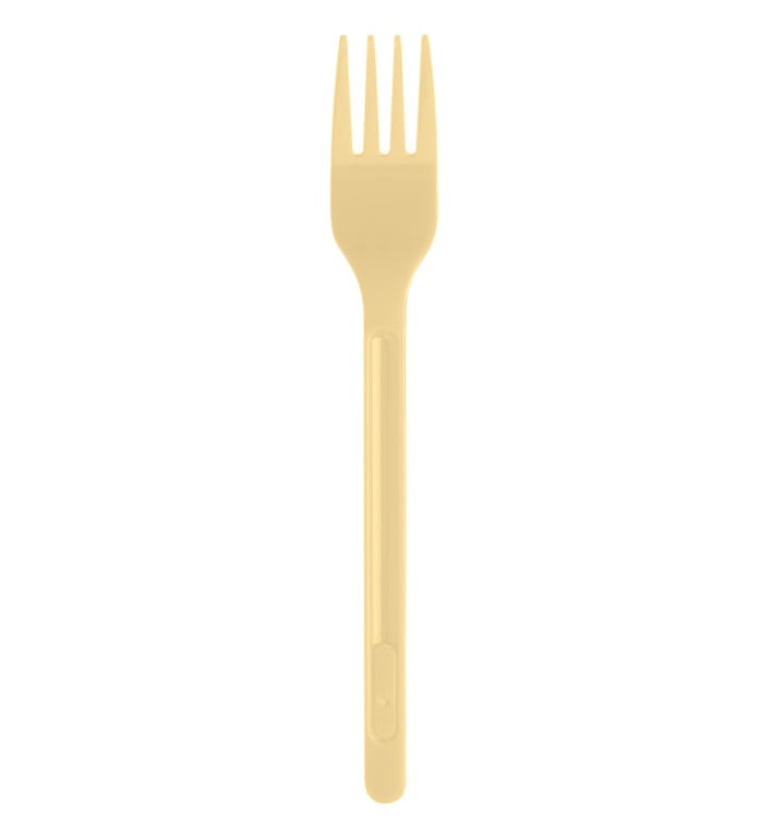 Fourchette Plastique Creme PS 175mm (20 Unités) Fourchette Plastique Creme PS 175mm (20 Unités)