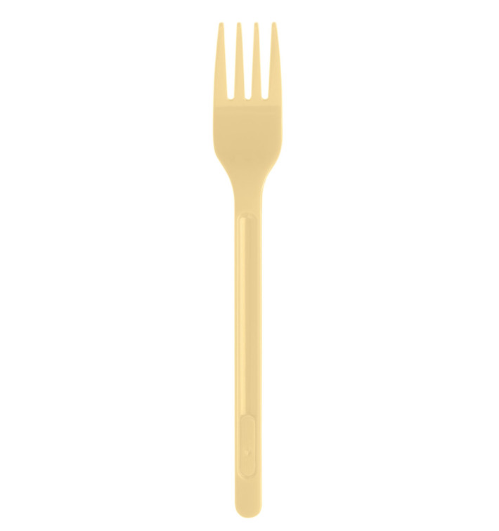 Fourchette Plastique Creme PS 175mm (600 Unités) Fourchette Plastique Creme PS 175mm (600 Unités)