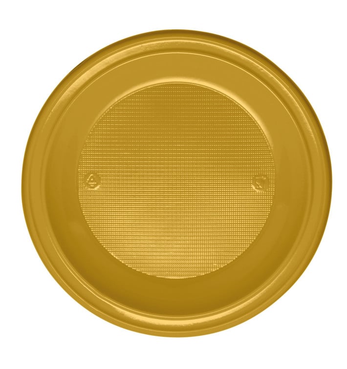 Assiette Plastique Plate Brun PS 220mm (600 Unités) Assiette Plastique Plate Brun PS 220mm (600 Unités)