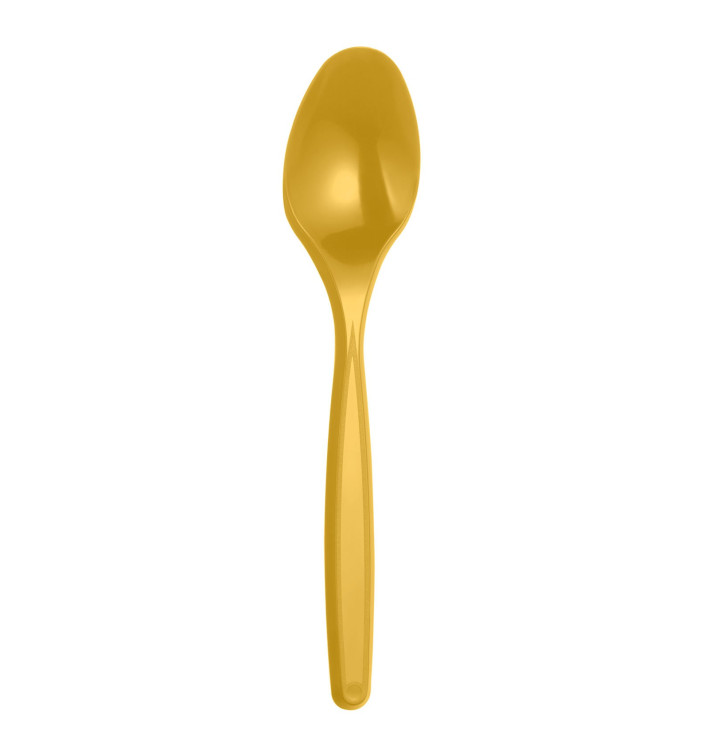 Cuillère Plastique Or PS 120mm (40 Unités) Cuillère Plastique Or PS 120mm (40 Unités)
