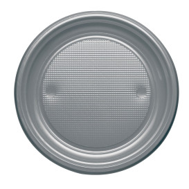 Assiette Plastique Plate Or PS 170mm (50 Unités)