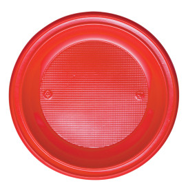 Assiette Plastique Plate Brun PS 220mm (600 Unités)