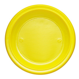 Assiette Plastique Fond Bleu Foncé PS 220mm (30 Unités)