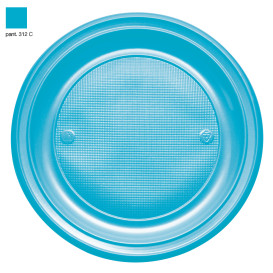 Assiette Plastique Plate Rouge PS 220mm (780 Unités)
