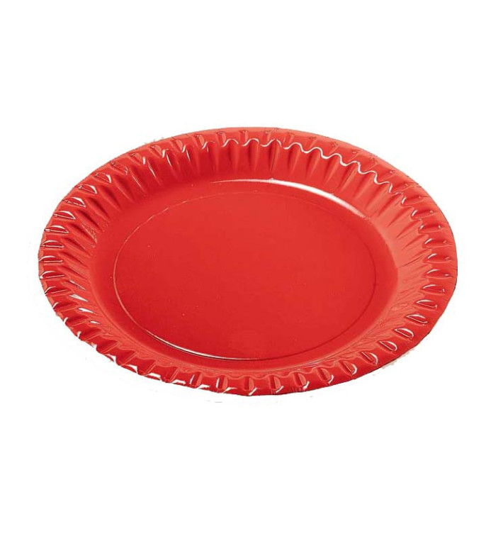 Assiette ronde Carton "Party" Rouge 180mm (10 Unités) Assiette ronde Carton "Party" Rouge 180mm (10 Unités)