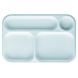 Barquette Plastique PS Blanc 4C 360x240mm (100 Utés) 