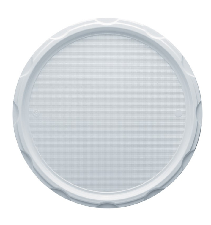 Assiette Plastique à Pizza PS Blanche 320mm (100 Unités) Assiette Plastique à Pizza PS Blanche 320mm (100 Unités)