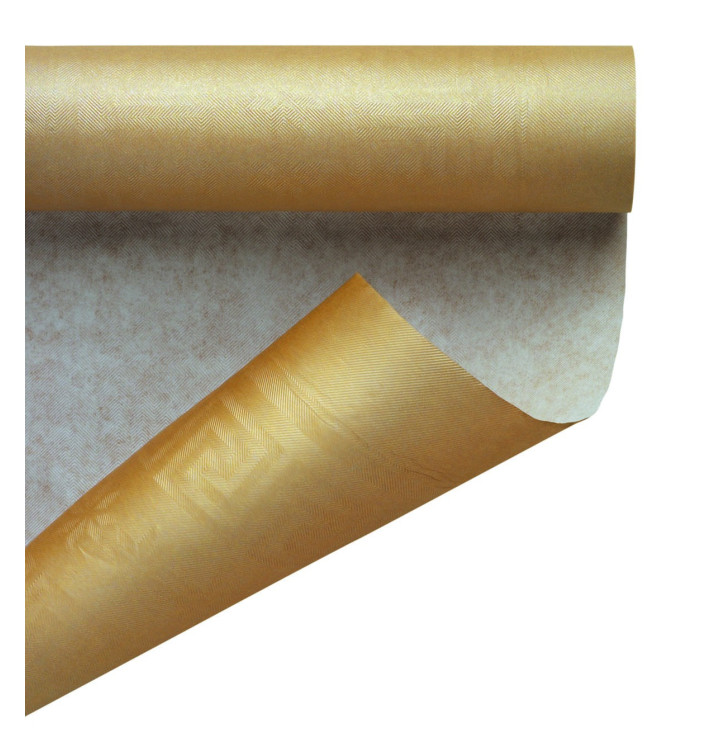 Nappe en Papier en Rouleau Or 1,2x7m (1 Uté) Nappe en Papier en Rouleau Or 1,2x7m (1 Uté)