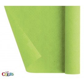 Nappe en Papier en Rouleau Vert citron 1,2x7m (25 Utés)