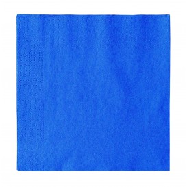 Serviette Papier 2 épaisseurs Bleu Foncé 33x33cm (50 Unités)