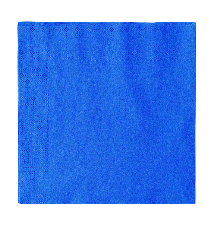 Serviette Papier 2 épaisseurs Bleu Foncé 33x33cm (50 Unités) Serviette Papier 2 épaisseurs Bleu Foncé 33x33cm (50 Unités)