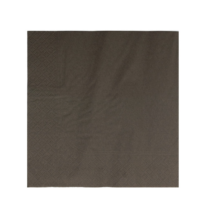 Serviette Papier 2 épaisseurs Chocolat 33x33cm (50 Unités) Serviette Papier 2 épaisseurs Chocolat 33x33cm (50 Unités)