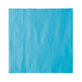 Serviette Papier 2 épaisseurs Turquoise 33x33cm (50 Unités)