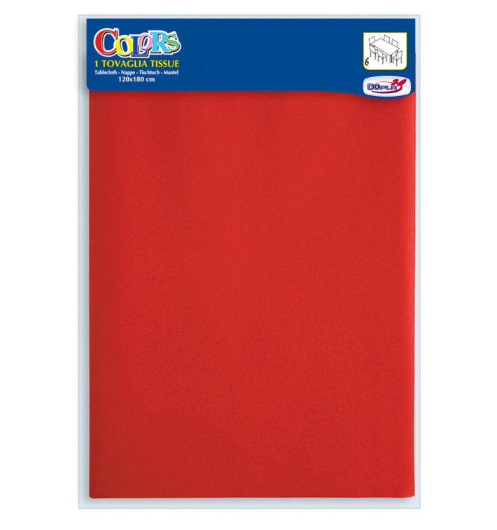 Set de Table papier rouge 1,2x1,8m (24 Utés) Set de Table papier rouge 1,2x1,8m (24 Utés)