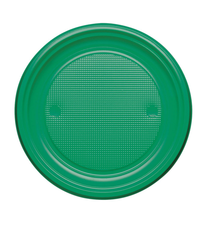 Assiette Plastique PS Plate Vert Ø220mm (30 Unités) Assiette Plastique PS Plate Vert Ø220mm (30 Unités)