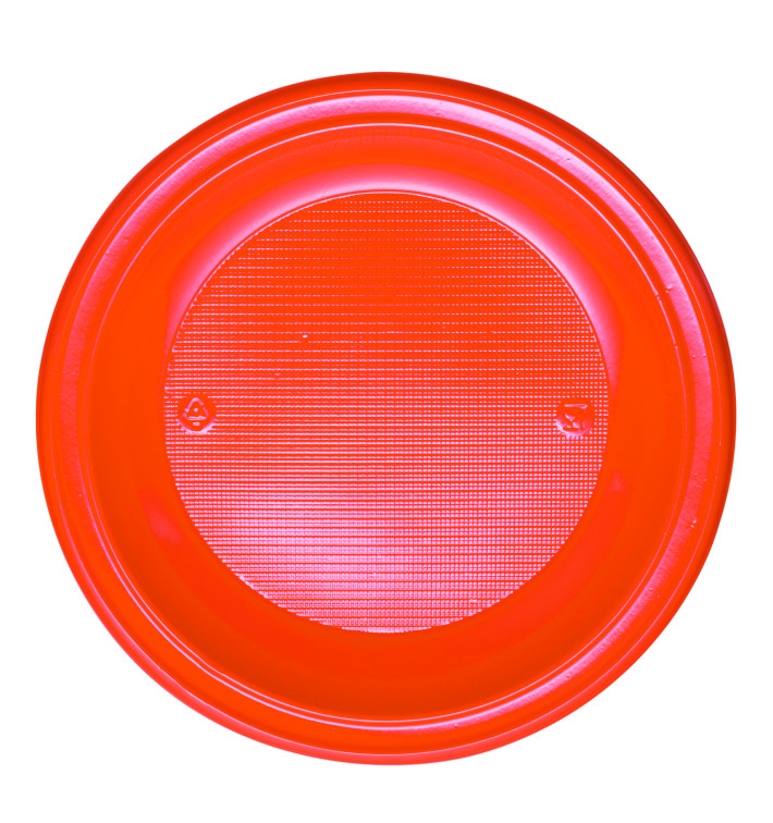 Assiette Plastique PS Creuse Orange Ø220mm (600 Unités) Assiette Plastique PS Creuse Orange Ø220mm (600 Unités)