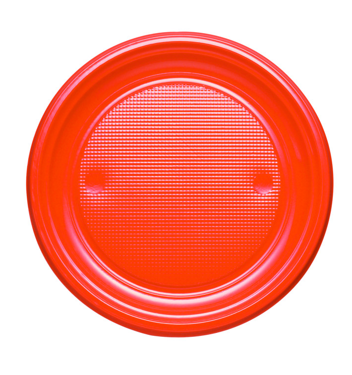 Assiette Plastique PS Plate Orange Ø170mm (50 Unités) Assiette Plastique PS Plate Orange Ø170mm (50 Unités)