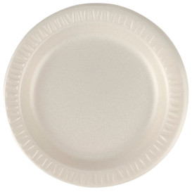 Assiette Thermique FOAM "Quiet Classic" Stratifié Miel Ø180mm (1000 Utés)