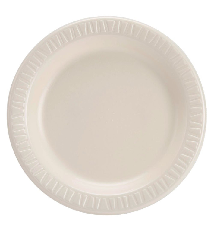 Assiette Thermique FOAM "Quiet Classic" Stratifié Miel Ø230mm (500 Unités)