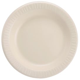 Assiette Thermique FOAM "Quiet Classic" Stratifié Miel Ø260mm (125 Unités)