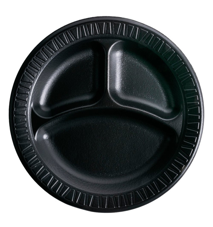 Assiette Thermique FOAM "Quiet Classic" 3 C. Stratifié Noir Ø230mm (125 Utés) Assiette Thermique FOAM "Quiet Classic" 3 C. Stratifié Noir Ø230mm (125 Utés)