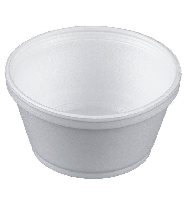 Pot en Foam Blanc 8OZ/240ml Ø11cm (50 Unités) Pot en Foam Blanc 8OZ/240ml Ø11cm (50 Unités)