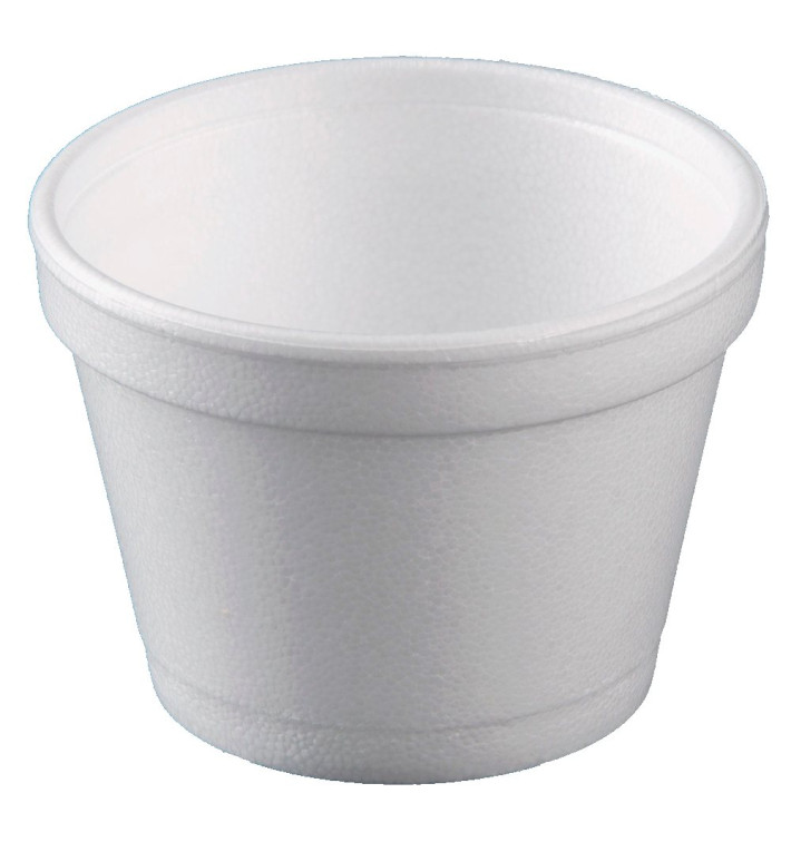 Pot en Foam Blanc 12 OZ/355ml Ø11cm (25 Unités) Pot en Foam Blanc 12 OZ/355ml Ø11cm (25 Unités)