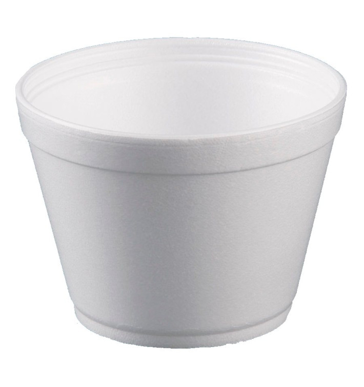 Pot en Foam Blanc 16OZ/475ml Ø11,7cm (25 Unités) Pot en Foam Blanc 16OZ/475ml Ø11,7cm (25 Unités)